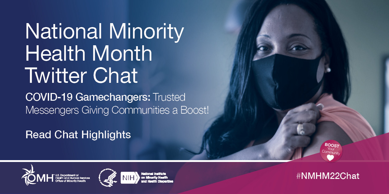 Read highlights: National Minority Health Month Twitter Chat