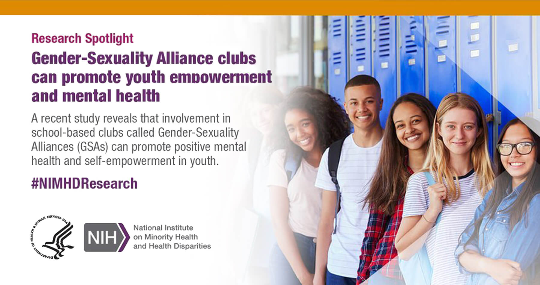 NIMHD Research Spotlight: Gender-sexuality alliance clubs can promote youth empowerment and mental health