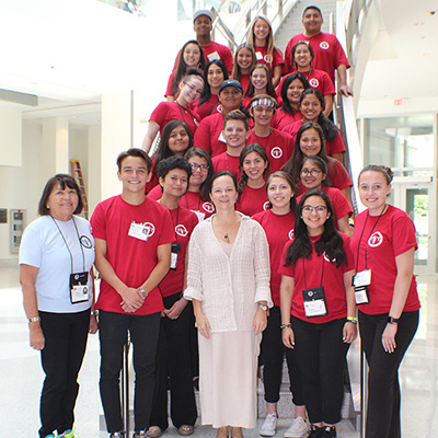 Dr. Wendy A. Henderson with NNAYI participants