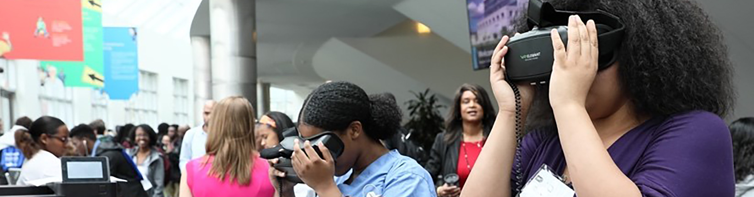 Students at Science Day at NIH 2019 see what it’s like to live with low vision