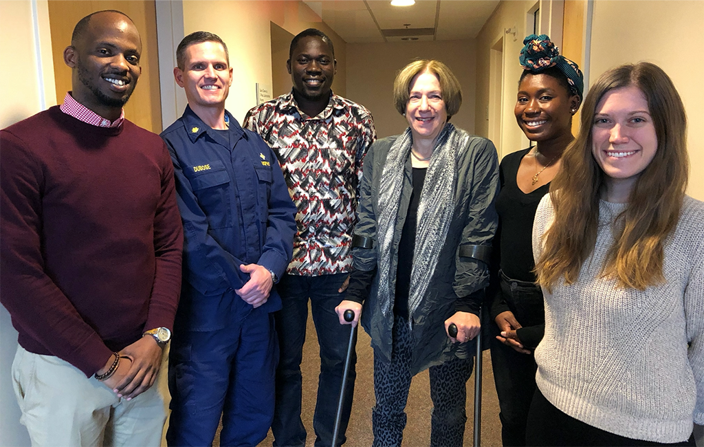 Group photo (left to right): Dr. Arsène F. Hobabagabo, Mr. Christopher W. Dubose, Dr. Thomas Hormenu, Dr. Anne E. Sumner, Ms. Nana H. Osei-Tutu, Ms. Elyssa M. Shoup